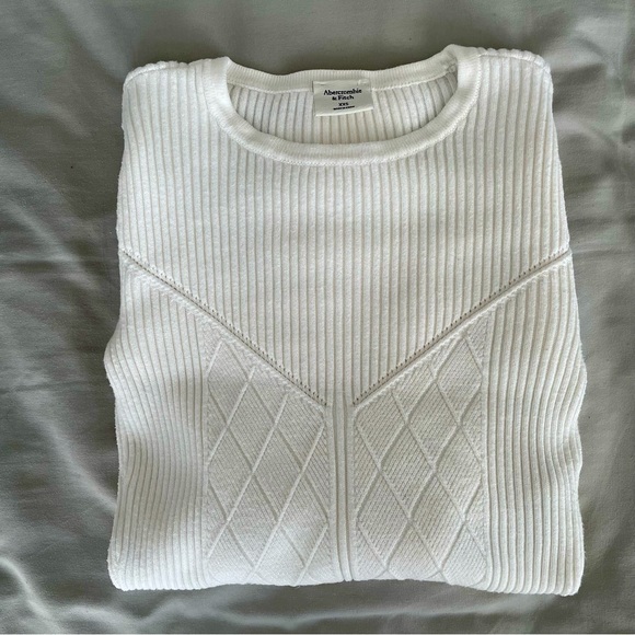 XXS Abercrombie Corset Ribbed Sweater Top - Picture 3 of 3